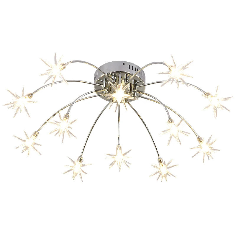 Postmodern Creative Chandeliers Personality Bedroom Children's Room Study Room Starry LED G4 Chandeliers Decorative Lighting