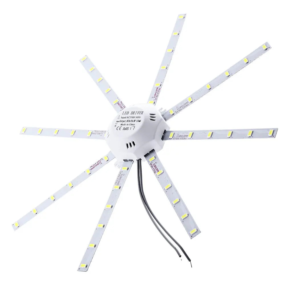 12W 16W 20W 24W LED Ceiling Lamp Modified Light Source Lamp Led Bulb 220V Plate Octopus SMD 5730 Tube Energy Saving Lamp Plafon