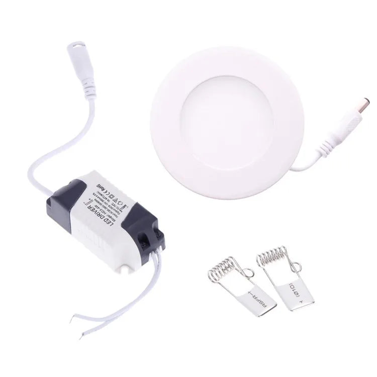 Ultra thin design 3W/6W/9W/12W/15W/18W/24W LED ceiling recessed grid downlight/ slim round panel light / LED light