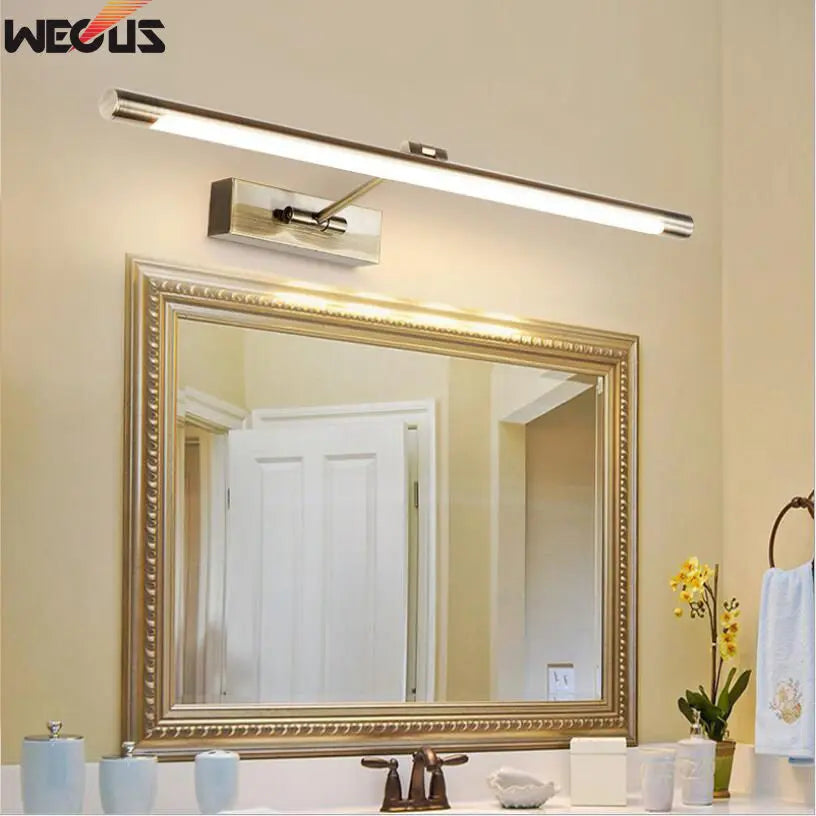 Modern LED Vanity Lights Bathroom Mirror Wall Lamps Waterproof Dimmable 7W Toilet Wall Mounted Lighting Fixtures Sconces