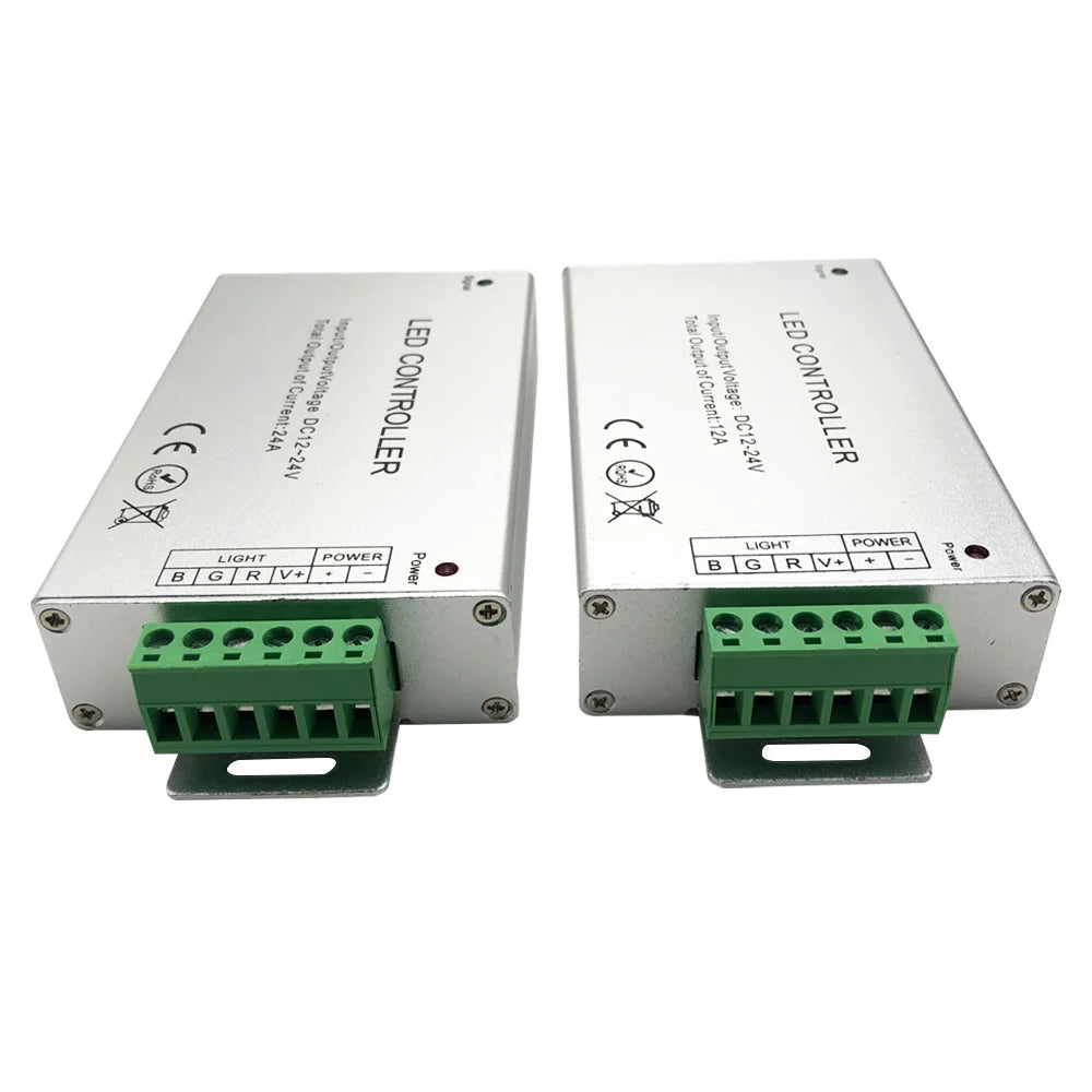 12A 144W 24A 288W 24key 44key DC12-24V IR wireles Remote Led RGB Controller 44key IR Dimmer for 3528 5050 RGB led strip light