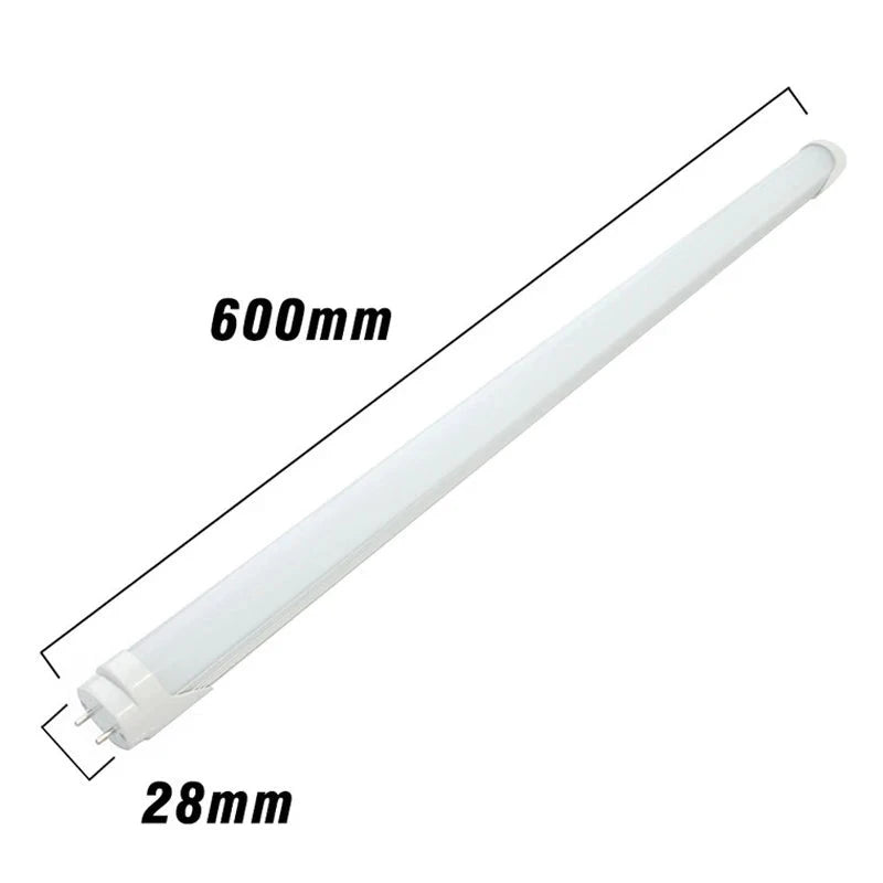 Dynasty LED T8 Tube 10W Replace of Traditional Ballast Fluorescent Lights 60CM 2Feet Energy Saving Fixture Garage Work Shop