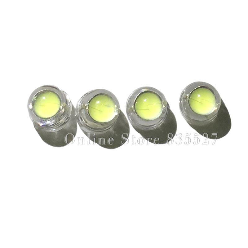 100pcs/lot white 5mm F5 Straw Hat LED Chandelier Crystal Lamp Beads Big Core Chip 6-7LM Light emitting diodes led DIY lights