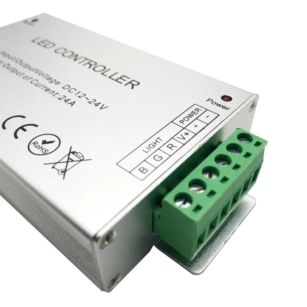 12A 144W 24A 288W 24key 44key DC12-24V IR wireles Remote Led RGB Controller 44key IR Dimmer for 3528 5050 RGB led strip light