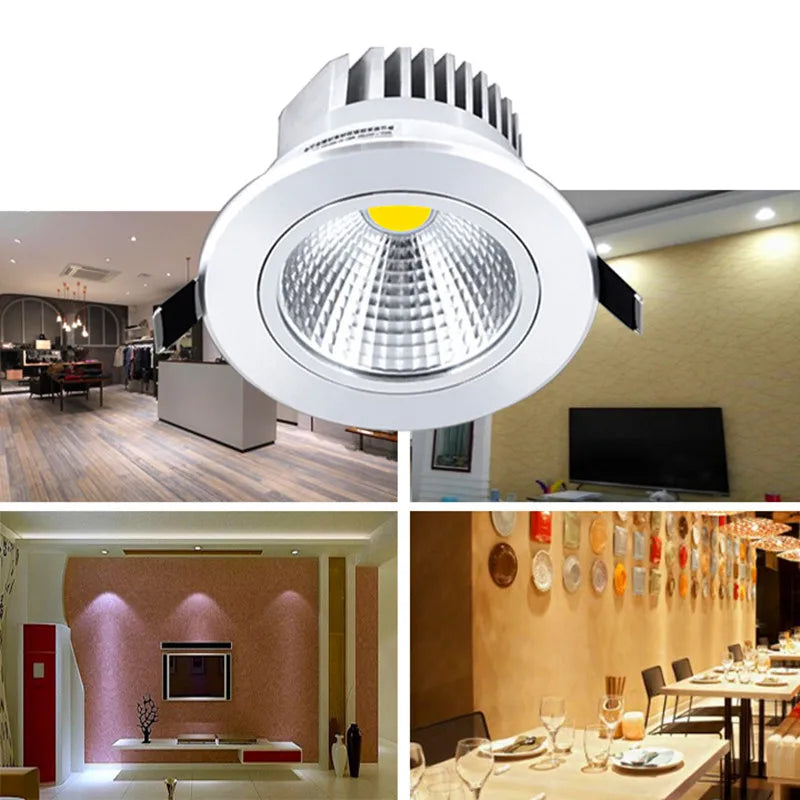 LED Downlight RGB 5w 10w 15w LED Panel Light Concealed Recessed Ceiling Lights with Remote Control KTV Bedroom Hotel Corridor