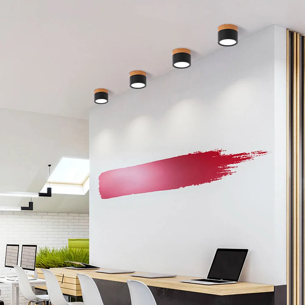 7W 15W LED Downlight Modern Colorful Ceiling Lamp AC 85-265V Nordic Macaron Colour Spot Light Bedroom Living Room Lighting D30