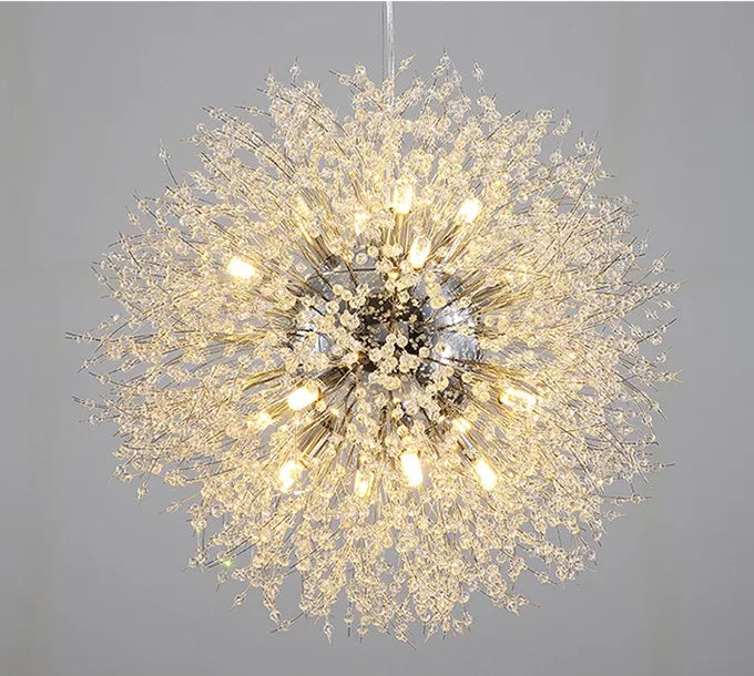 Nordic Living Room Chandelier Creative Dandelion Bedroom Study Dining Room Decorative Chandelier Clothing Shop Art Lamp