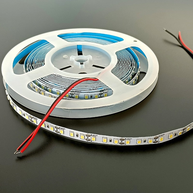 LED Strip 2835 DC12V 24V 120LEDs/m Home Lamp Strip Red Ice Blue Green Yellow Pink Flexible And Cuttable Soft Lamp Bar