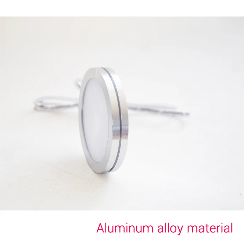 Cabinet Spotlight Household Ultra-thin 9mm Showcase Surface Mounted LED Panel Light DC12V Kitchen Furniture Mini Small Downlight