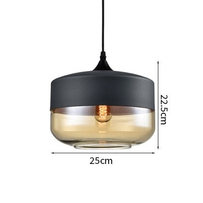 Nordic Modern LED Pendant Lights Fixtures Bedroom Dinning Living Room Light Wood Color Glass Hanging Lamp Luminaria
