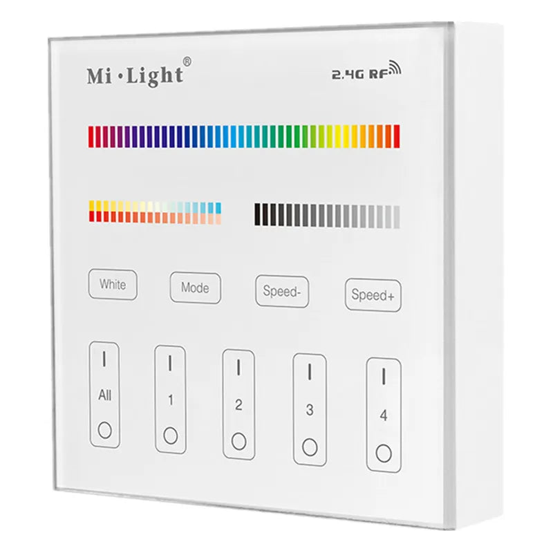 RGB+CCT 15W LED Downlight FUT069 IP54 Waterproof AC86-265V Round Recessed 2.4G Dimmable Light For Bathroom