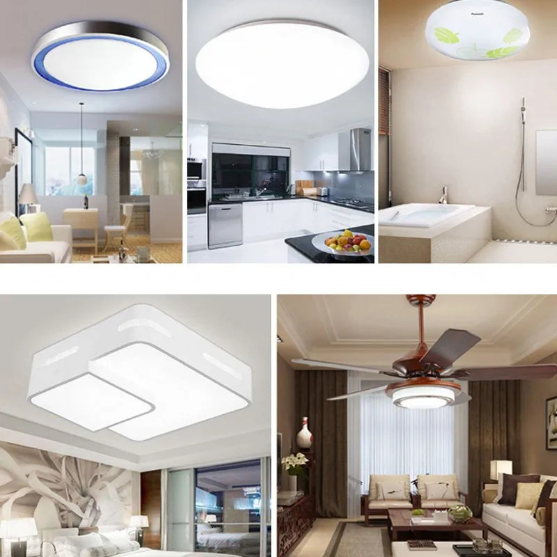 12W 18W 24W 36W LED Ring PANEL Circle Light SMD2835 AC220V LED square Ceiling board the circular lamp board