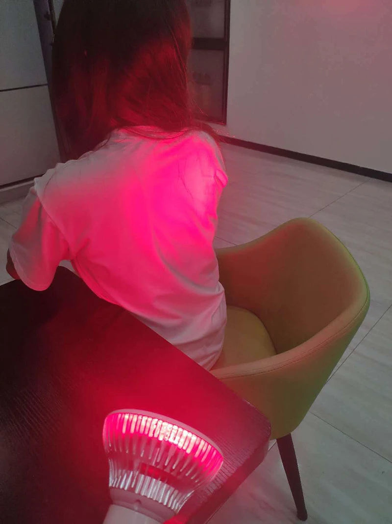 Red Light Therapy LED E27 54W Red Light LED Massage Therapy Lamp 660nm 850nm Near Infrared Therapy Light LED Lamp/ Red Light Grow LED Bulb