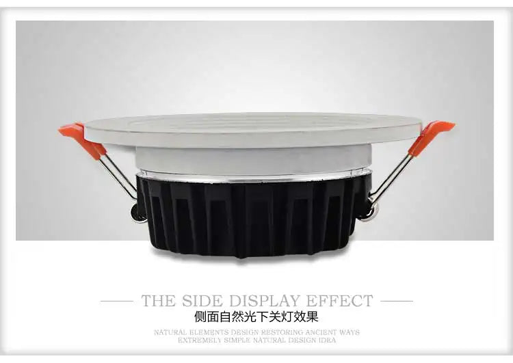 Modern LED COB Recessed Downlight - 5W to 15W Dimmable Spotlight for Commercial & Retail Lighting