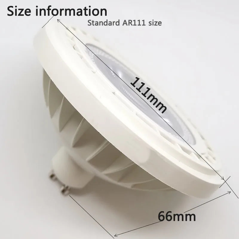 Multi Colors AR111 spotlight 25W LED ES111 Light source Warm white Cold white Neutral white lighting 220V new design G53 GU10