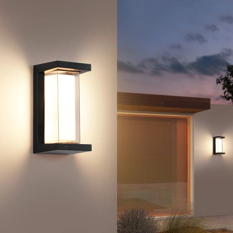 Led outdoor wall lamp led outdoor wall light waterproof light outdoor porch led light with motion sensor light outdoor lighting