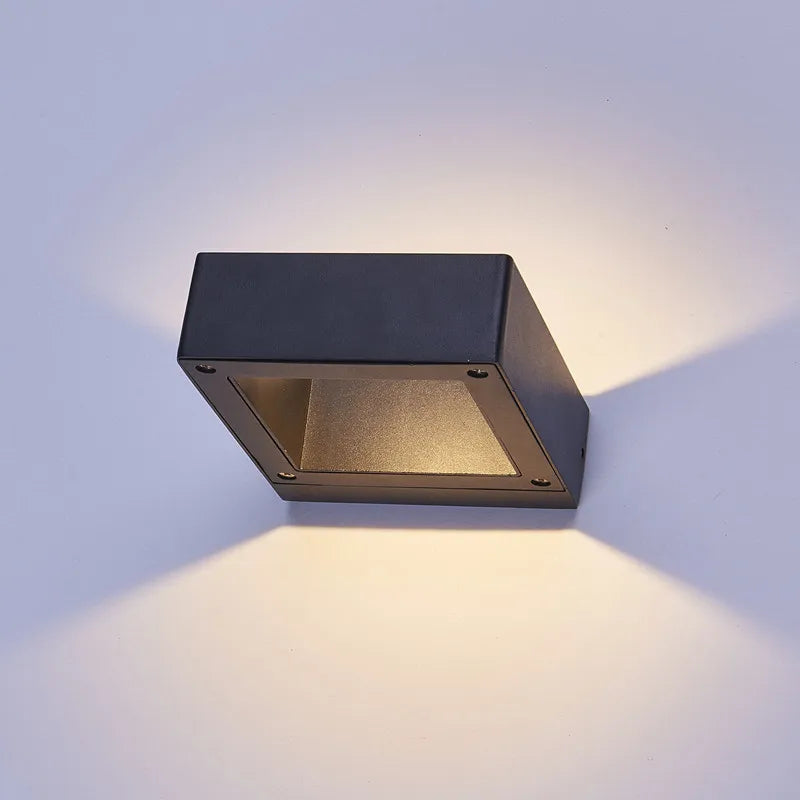 Waterproof Outdoor LED Wall Light (AC 85-265V) - Modern Nordic Surface Mounted Sconce for Porch, Garden, Patio & Living Room