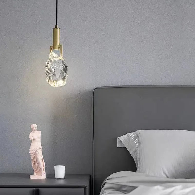 Nordic pendant light gold luxury italians light design crystal light Dining Room Kitchen suspension light indoor bedside light