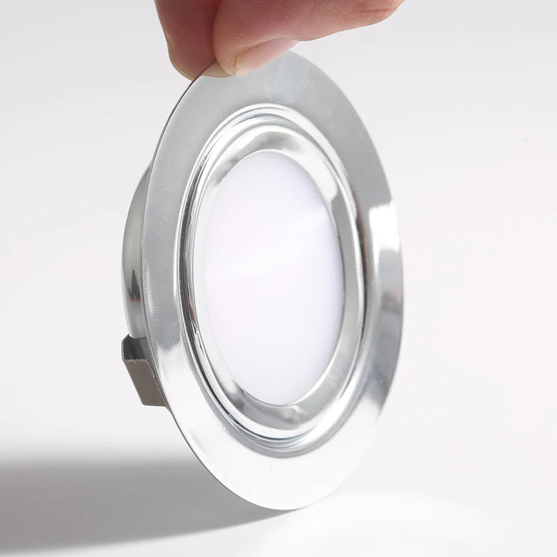 Stainless Steel 12V 3W LED Downlight IP65 Marine Interior Home Slim Mini 12V Rgbw Dimmable KTV DJ Sauna Car interior lighting