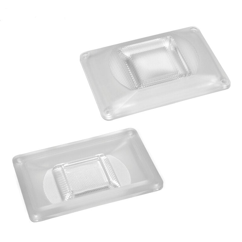 LED COB Chip Lens 92*65mm LED Lamp Chip Lampshade Reflector Frosted Matrix Chip Lamp DIY Spotlight Bulb Floodlight Easy Install