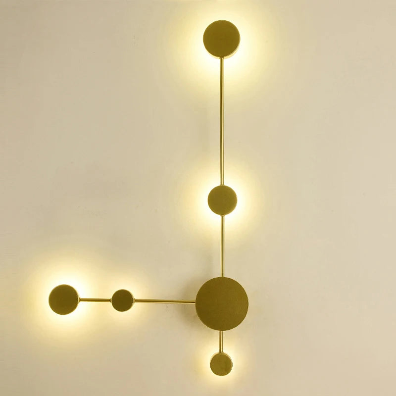 Modern LED Wall Lamp Simple Living Room Background Wall Light Bedroom Bedside Wall Sconce Creative Hotel Hall Corridor Lighting