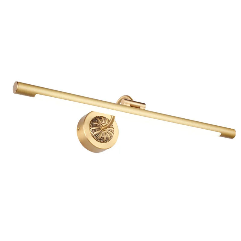 Europe copper bathroom wall mirror Lsmp ,hotel showcase picture lighting, bedroom vanity cabinet Light