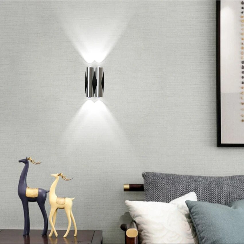 2W 4W 6W Interior Decoration Wall Lamp Modern Personality Bedroom Living Room Corridor Round Tube Wall Lamp LP38