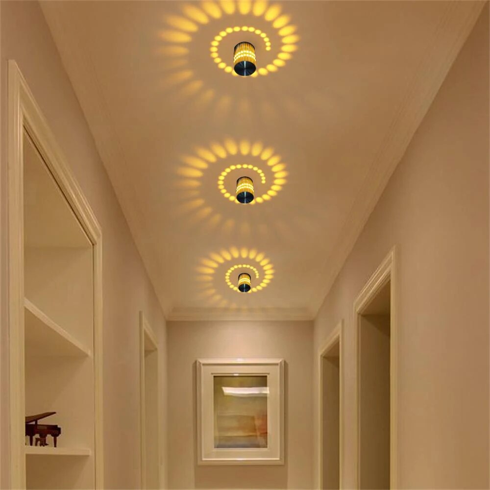 LED Downlight Ceiling Surface Mount LED Light Modern KTV Bar Party Light RGB Spot light for Corridor Living Room Light Fixture