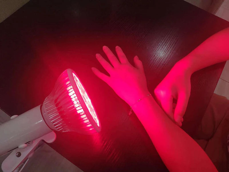 Red Light Therapy LED E27 54W Red Light LED Massage Therapy Lamp 660nm 850nm Near Infrared Therapy Light LED Lamp/ Red Light Grow LED Bulb