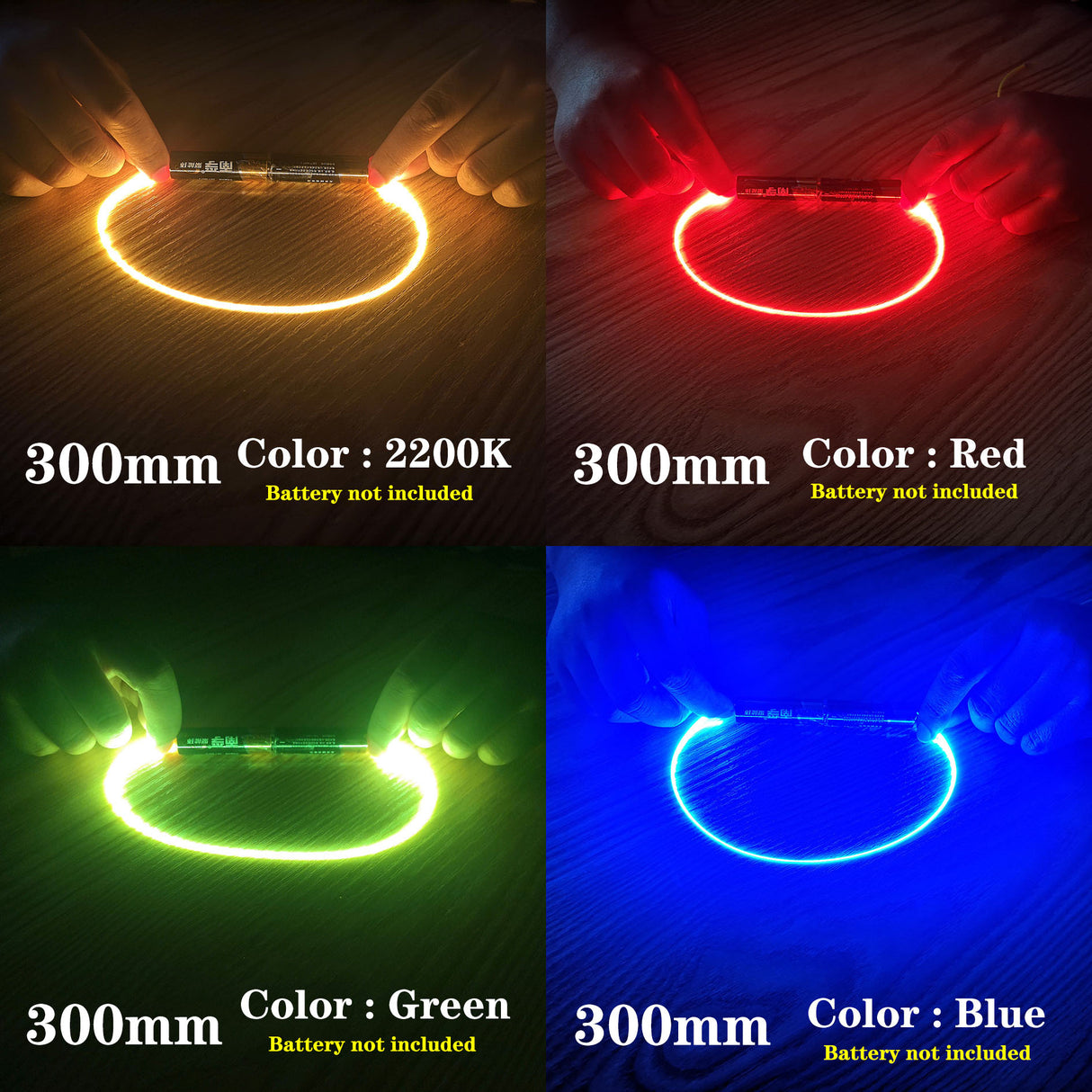 10pcs DC3V 130mm 300mm Warm Retro Edison Bulb LED Filament Lamp Parts LED Diodes Flexible Filament For Christmas Decorative Lamp