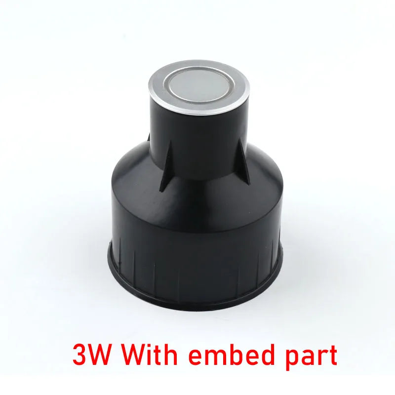 1PCS Small LED Recessed Wall Light 1W 3W IP67 12V 24V Waterproof Outdoor Interior Corridor Passageway Deck Floor Step Stair Lamp