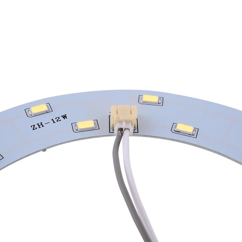 Ring Panel Circle Light 12W 24Leds Round Ceiling Board AC220V SMD 5730 Circular Lamp Pure White For Dining Room Source