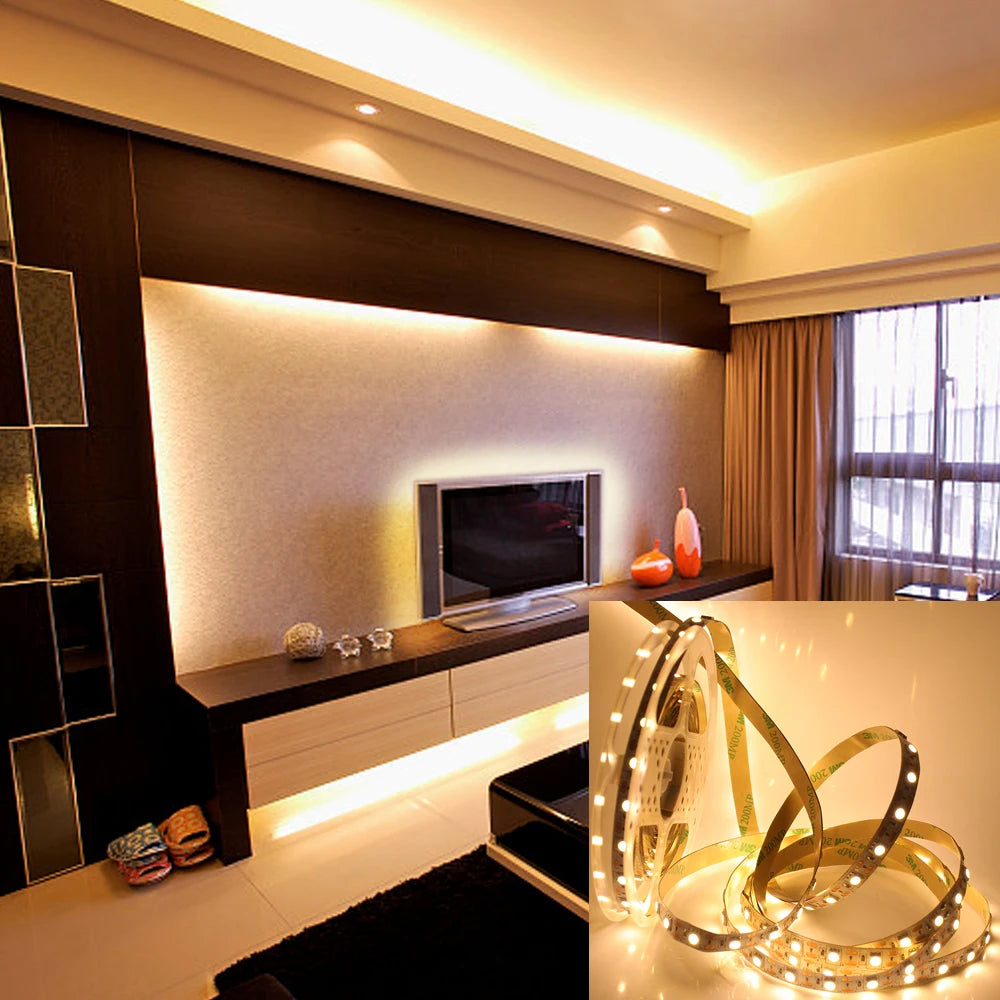 5V USB LED Strip Light SMD 5050 Flexible LED Tape Ribbon TV Backlight Lights Strip Home Decoration 30cm 50cm 1m 2m 3m 4m 5m