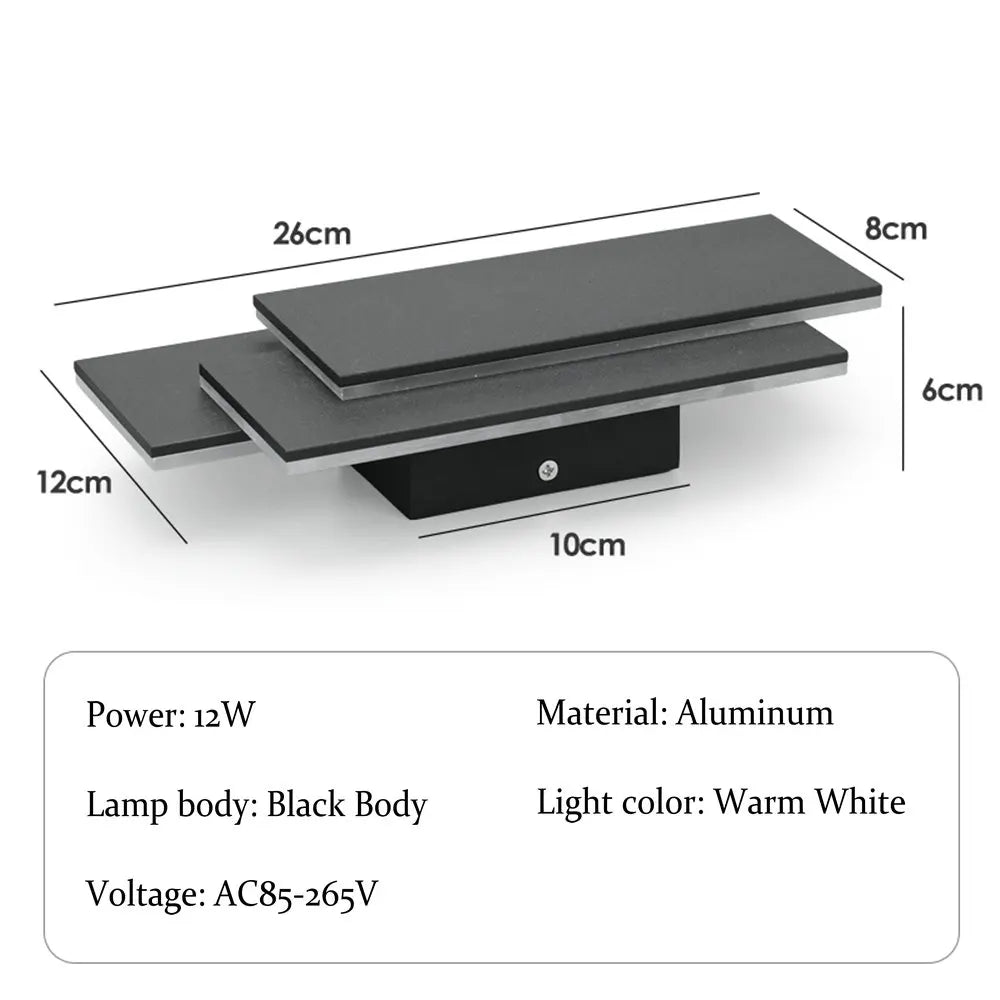 Modern Minimalist Indoor LED Wall Lamp - Simple Accent Sconce Light Fixture for Bedroom Bedside, Living Room Background Wall & Aisle Corridor