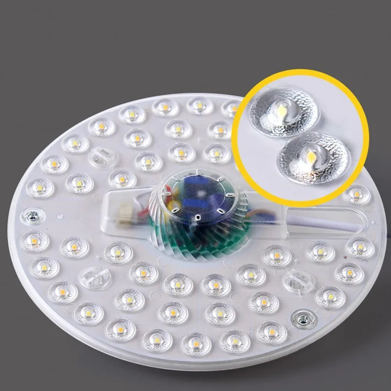 12W 18W 24W 36W LED Ring PANEL Circle Light SMD2835 AC220V LED square Ceiling board the circular lamp board