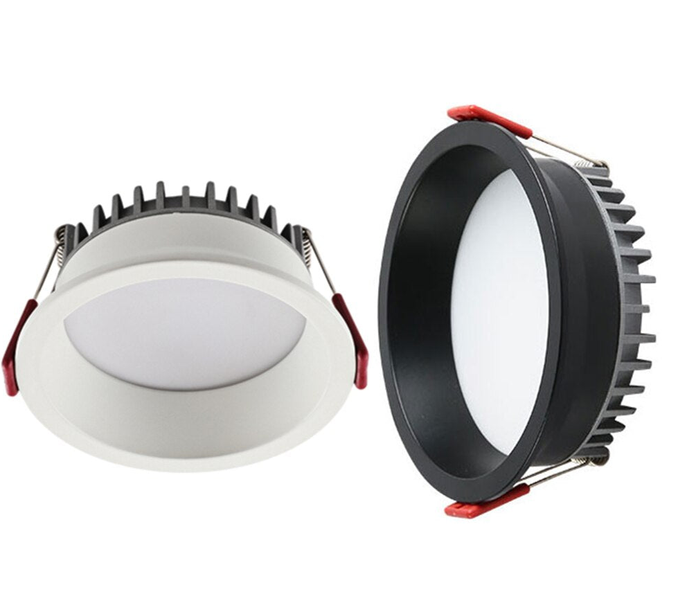 Recessed Anti-glare LED COB Downlight 18W 24W Dimmable 85-265V Ceiling Lamp Spot Light 12W 15W Home Living Room Bedroom Lighting