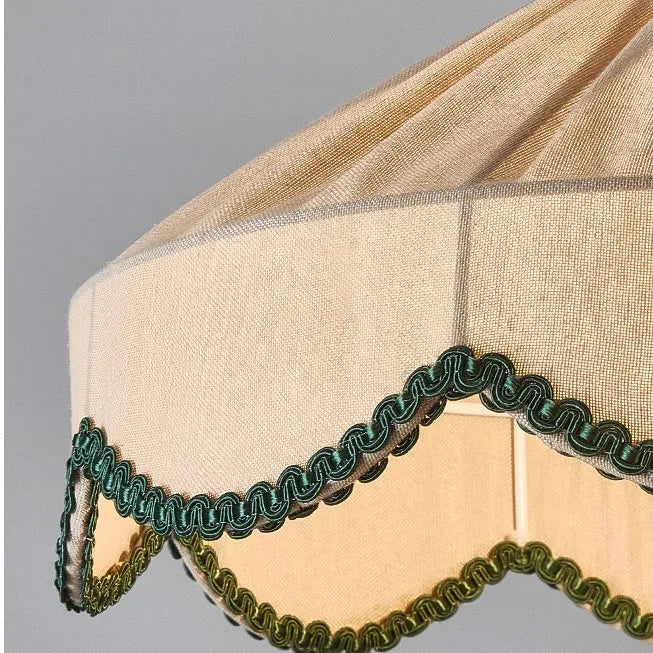 2026 Arab Rustic New Classic Fabric Hanging LED Lighting Chandelier Pendant Light Bedroom Livingroom Lamp Interior House Decorat