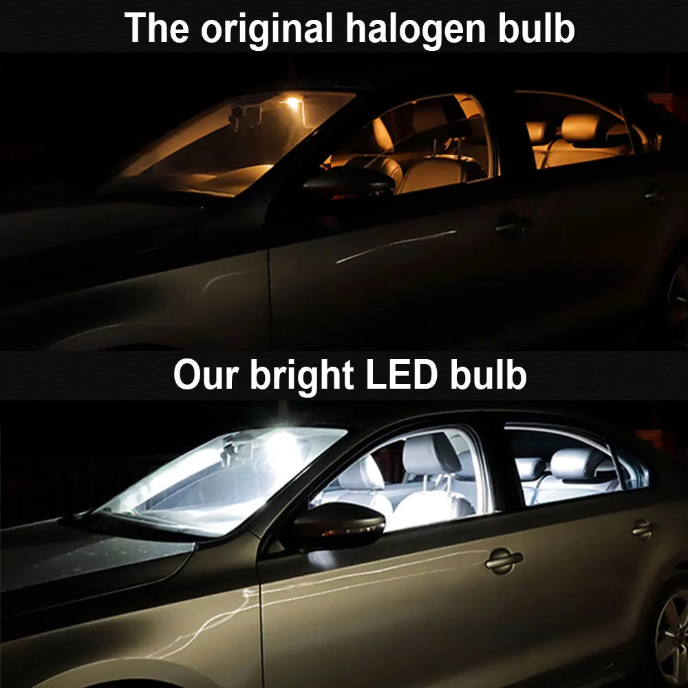 Interior LED Light Bulbs Kit for Mitsubishi Outlander I II III 2001-2021