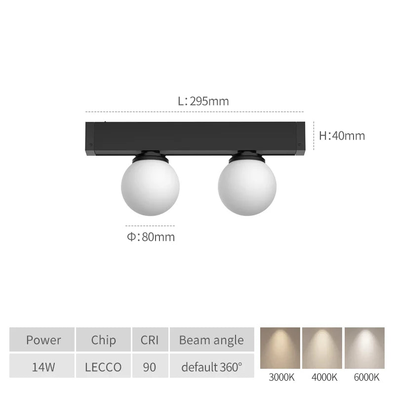 New Design Flood Spot Recessed Magnetic Track Light Led Line Lamp Magnet Rail Ceiling System Indoor Track Lights for Room