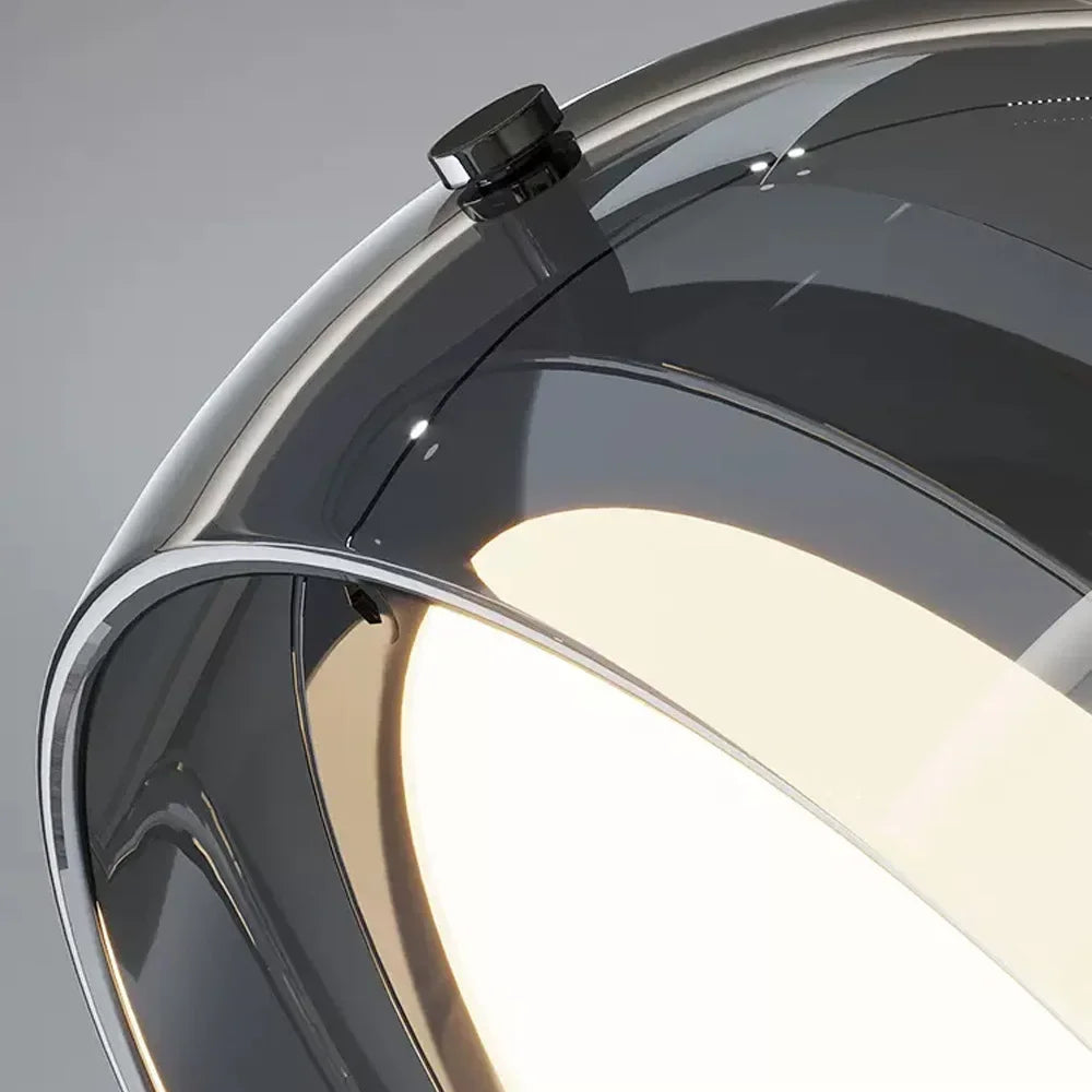Modern LED Glass Pendant Lights Plating For Living Room Bedroom Restaurant Bar Hotel Indoor Warm Light Decorative LED Lighting