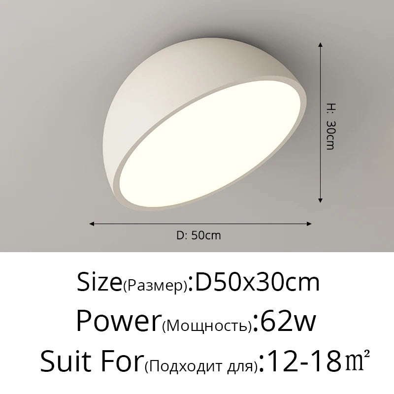 Simple Dimming Round New Modern LED Ceiling Lights Lighting Living Study Room Bedroom Corridor Aisle Flats Stairs Indoor Lamps