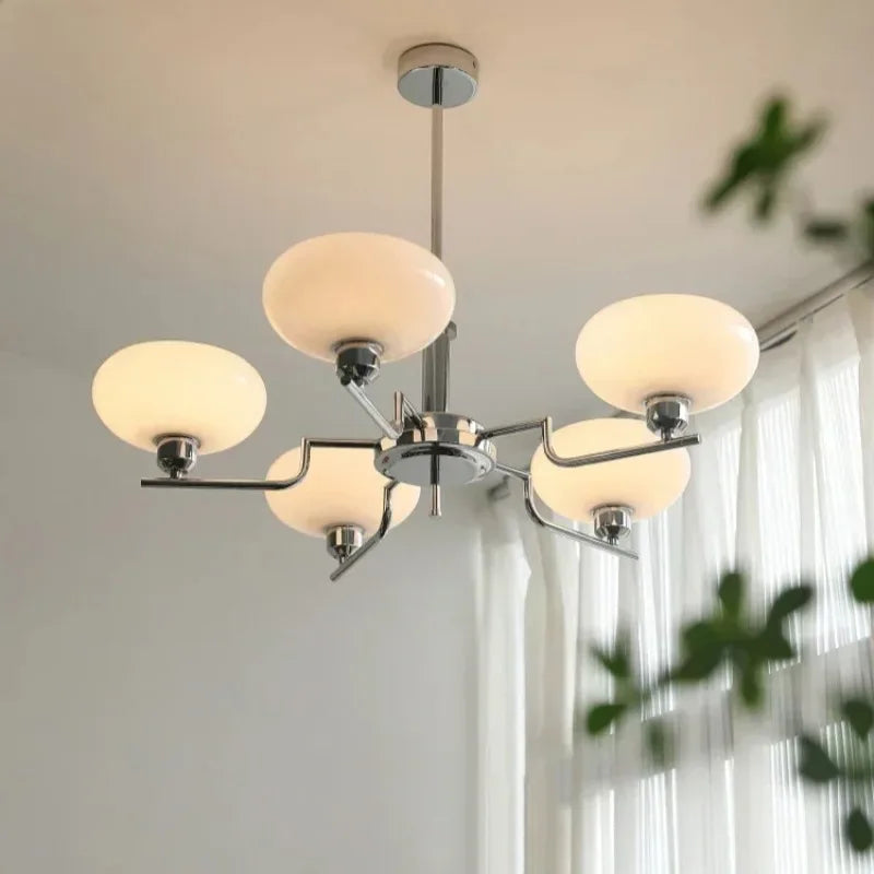 Vintage Bauhaus LED Chandeliers Pendant Lamp Bedroom Study Room Living Dining Room Hanging Lighting Designer Nordic Retro Lamp