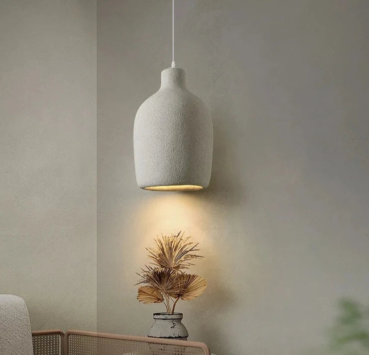Nordic Wabi-Sabi Style Led E27 Pendant Lights Luster Dining Room Minimalism Lamp Home Decor Light Bar Loft Pendant Lamp Fixtures