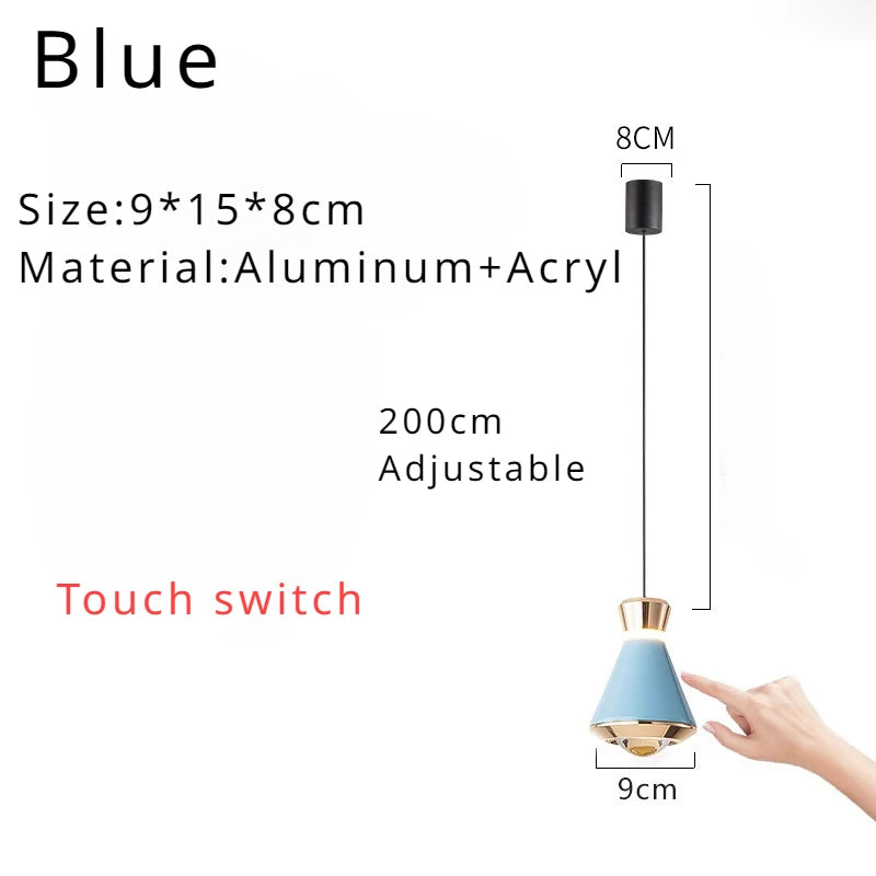 Modern Simple Creative Chandelier Luxury Luster Personality Pendant Lamp Room Decors Hanging Lighting for Bedroom Dining Study