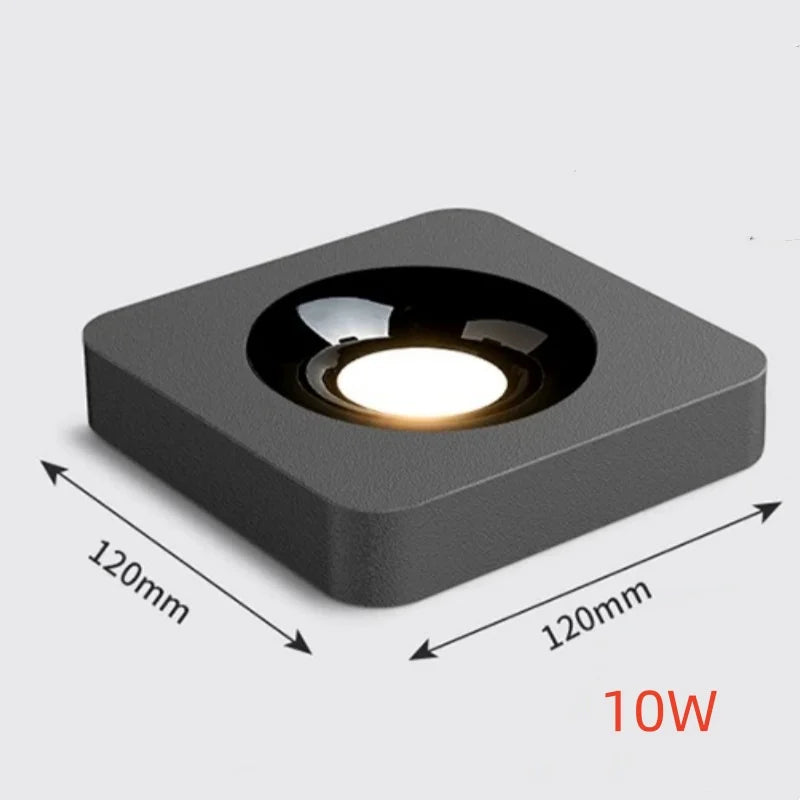 Fashionable ultra-thin 3.5CM surface mounted anti glare full spectrum COB tube lamp, home living room hallway, no opening