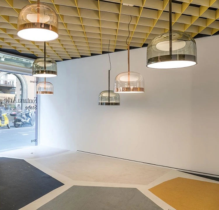 Designer glass pedant light Italy Lights Modern glass lampshade For Dining Room Decor Loft house decoration luxury light