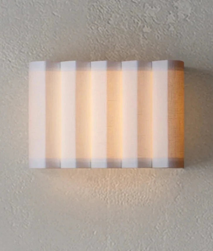 Wabi-sabi Nordic Individual Wave Wall Lamp LED Atmosphere Fabric Art Decorative Wall Sconces Living Room Bedroom Bedside Stairs