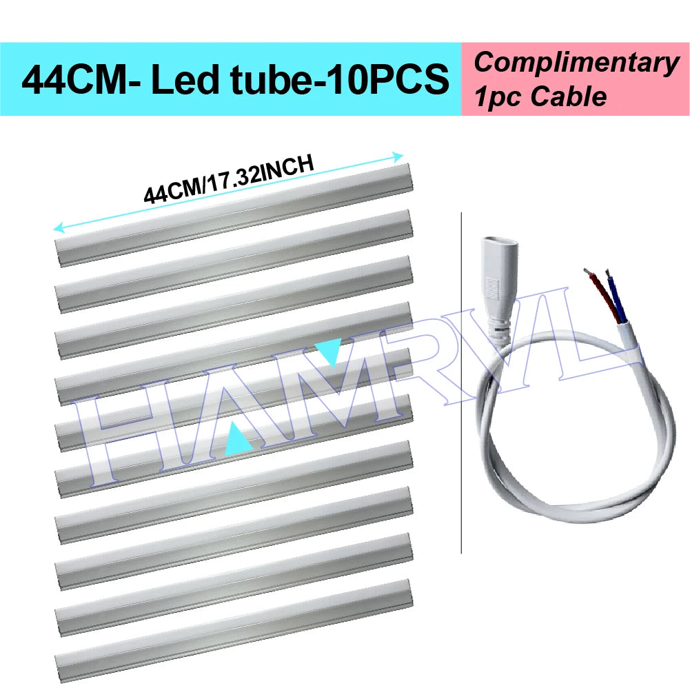DIY Hexagon Garage LED Tube Accessories & Connector Set (110-240V) - Suspension Wire Cable Kit for Honeycomb Workshop & Barber Shop Lighting