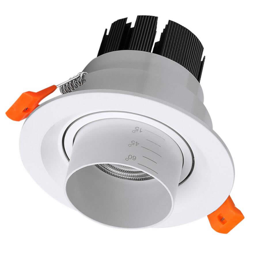 Recessed LED Downlight Zigbee CCT Ceiling Light Dimmable 12W 15W Zoomable Led Spot Down Light Smart Lamp Alexa Google Home