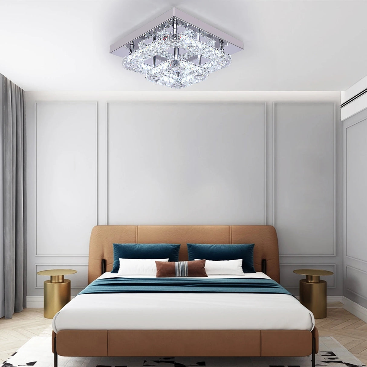 Crystal Chandelier Luxury Living Room Bedroom Ceiling Lights Led Kitchen Light Hanging Lamps Lustre Dining Decorative